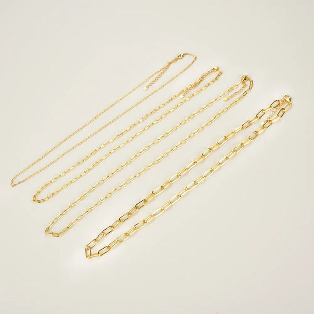 Rectangle Chain Necklace