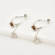 Zaza silver earring