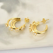 Loops Crystal Earring