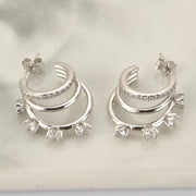 Loops Crystal Earring