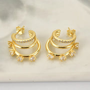 Loops Crystal Earring