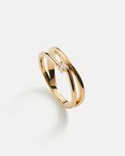 Twice Gold Ring