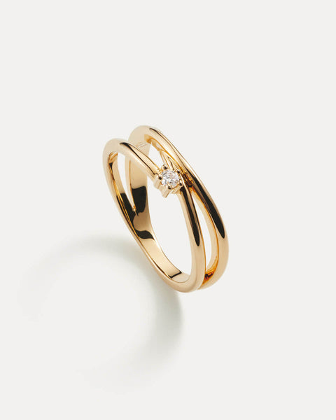 Twice Gold Ring